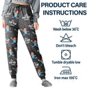 Gift For Father, Gift For Grandpa, Happy, Custom Photo - Custom Photo Cute Kids Best Dad Grandpa Ever Rain Pattern - Personalized Pajama Pants