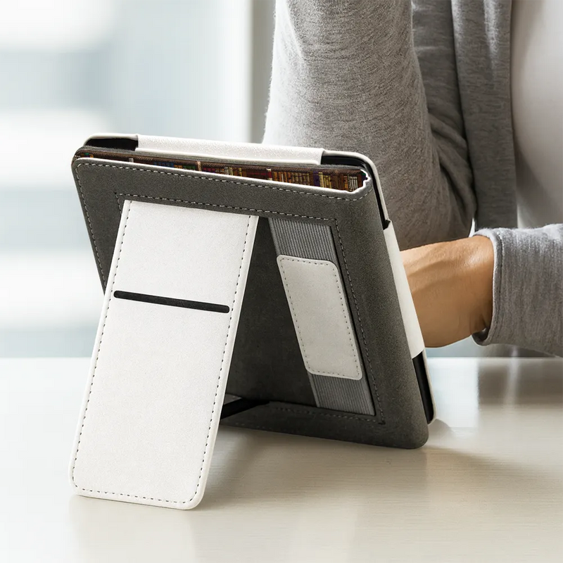 Reading,Gift For Yourself,Gift For Women,Happy - Reading Chibi Just A Girl Who Loves Books - Personalized Kindle Paperwhite Case Kickstand