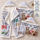 This Is My Reading Blanket Birth Month Flower - Personalized Wearable Hooded Blanket