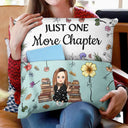 Reading,Gift For Yourself,Gift For Women,Happy - This Is My Reading Pillow Cartoon Version Birth Month Flower - Personalized Pocket Pillow