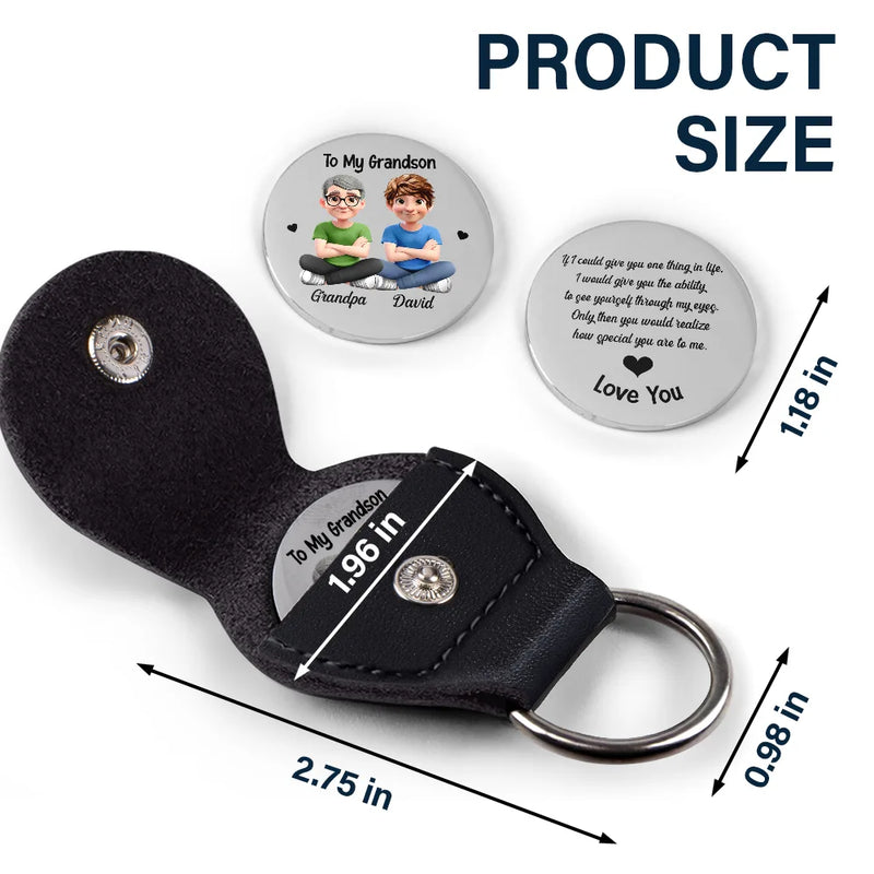 Mom - Daughters (Adult),Mom - Daughters (Young),Gift For Daughter,Mom - Sons,Gift For Son,Love,Top Market - Mom And Daughter Son How Special You Are To Me - Personalized Leather Pocket Hug