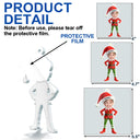 Gift For Kids,Gift For Grandkids,Christmas,Top Market,Happy - Christmas Kid Baby Little Elf 3D Effect - Personalized Custom Shaped Acrylic Ornament