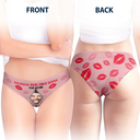 Gift For Couples,Gift For Wife,Gift For Girlfriend,Gift For Women,Funny,Custom Photo - Custom Photo Delicious Meal Only Serve For You - Personalized Women's Low-waisted Brief