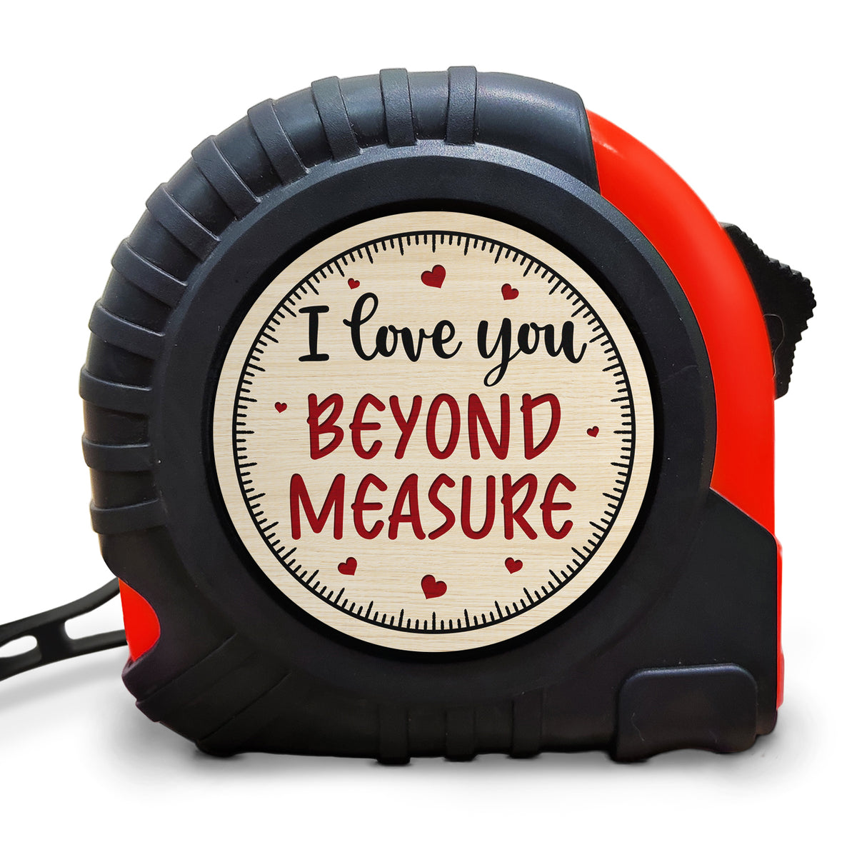 Wander Prints Gift For Loved One - I Love You Beyond Measure Tape Measure - Valentine’s Day, Anniversary, Birthday Gift AZCS
