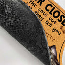 Keep The Door Closed Don't Let The Cats Out - Birthday, Home Warming, Decor Gift For Cat Mom, Cat Dad, Cat Lovers - Personalized Custom Doormat