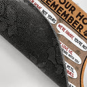 N'oubliez pas de visiter notre maison - Cadeau d'anniversaire, de pendaison de crémaillère, de décoration pour maman chien, papa chien, amoureux des chiens - Paillasson personnalisé