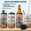 Thank You Best Dog Mom Ever - Birthday, Anniversary Gift For Dog Lover, Woman Who Loves Dogs - Personalized 4 In 1 Can Cooler Tumbler