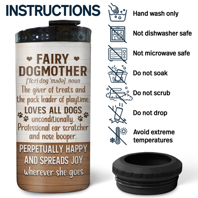 Thank You Best Dog Mom Ever - Birthday, Anniversary Gift For Dog Lover, Woman Who Loves Dogs - Personalized 4 In 1 Can Cooler Tumbler