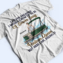 Custom Photo Never Dreamed I'd Grow Up To Be A Super Sexy Pontoon Queen - Personalized T Shirt
