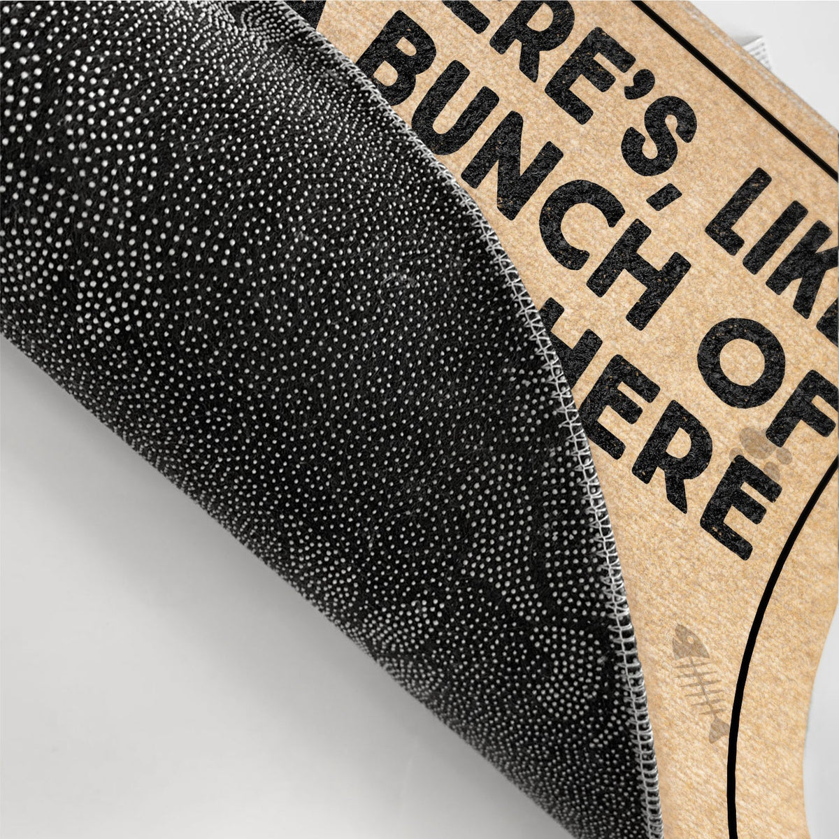 There's Like A Bunch Of Cats Funny Cartoon Cat - Gift For Cat Lovers - Personalized Doormat