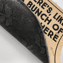 There's Like A Bunch Of Cats Funny Cartoon Cat - Gift For Cat Lovers - Personalized Doormat