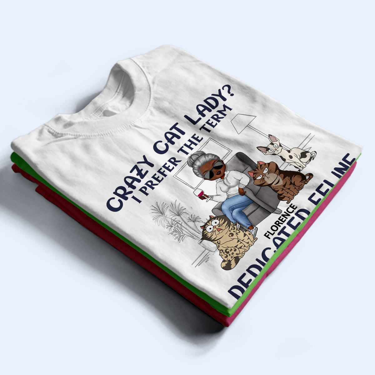 Passionné de chats - Cadeau d'anniversaire amusant pour les amoureux des chats - T-shirt personnalisé