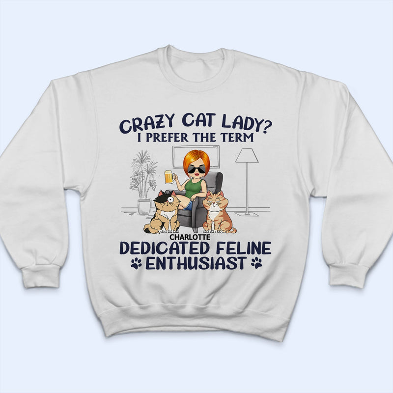 Passionné de chats - Cadeau d'anniversaire amusant pour les amoureux des chats - T-shirt personnalisé