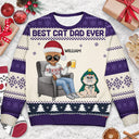 Best Dog Mom Ever Chibi - Christmas Gift For Dog Lovers, Cat Lovers - Personalized Unisex Ugly Sweater