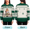 Best Dog Mom Ever Chibi - Christmas Gift For Dog Lovers, Cat Lovers - Personalized Unisex Ugly Sweater