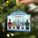 Le plus beau cadeau que nos parents nous ont offert - Cadeau de Noël pour la famille, les frères et sœurs, les grands-parents - Décoration en bois personnalisée