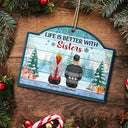 Le plus beau cadeau que nos parents nous ont offert - Cadeau de Noël pour la famille, les frères et sœurs, les grands-parents - Décoration en bois personnalisée