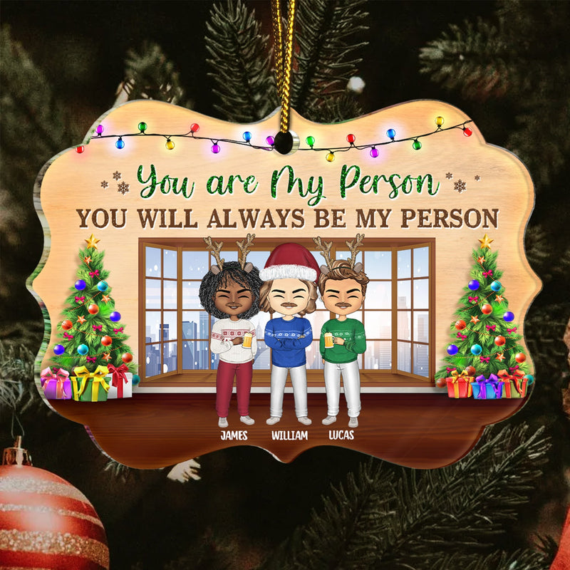 Work Will Be So Much Shitter Without You - Christmas Gifts For Colleagues, Coworker, Friends - Personalized Custom Shaped Acrylic Ornament