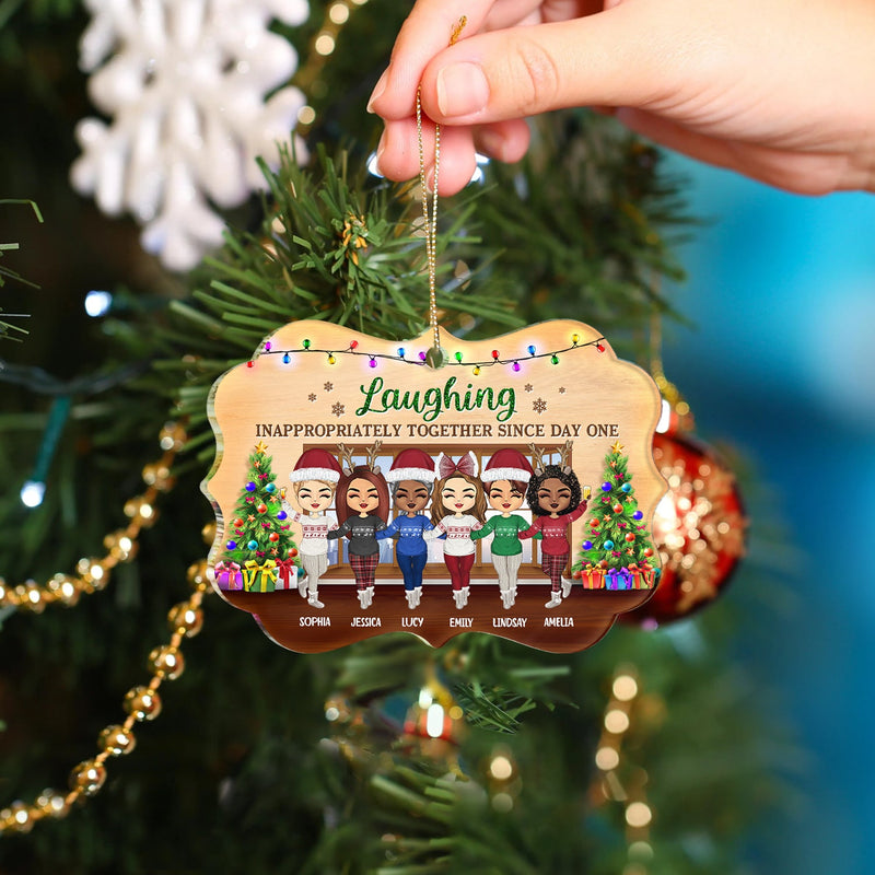 Work Will Be So Much Shitter Without You - Christmas Gifts For Colleagues, Coworker, Friends - Personalized Custom Shaped Acrylic Ornament