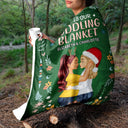 Notre couverture douillette - Cadeau de vacances, d'anniversaire, d'amour, d'anniversaire pour conjoint, mari, femme, petit ami, petite amie - Couverture polaire personnalisée