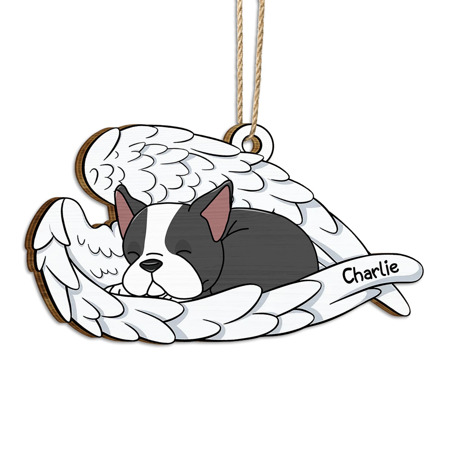 Angel Pet - Christmas, Memorial Gift For Dog Lover, Cat Lover - Personalized Wooden Cutout Ornament