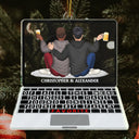 De toutes les choses étranges - Cadeau de Noël, d'amour, d'anniversaire pour couple, conjoint, mari, femme - Ornement acrylique personnalisé en forme personnalisée