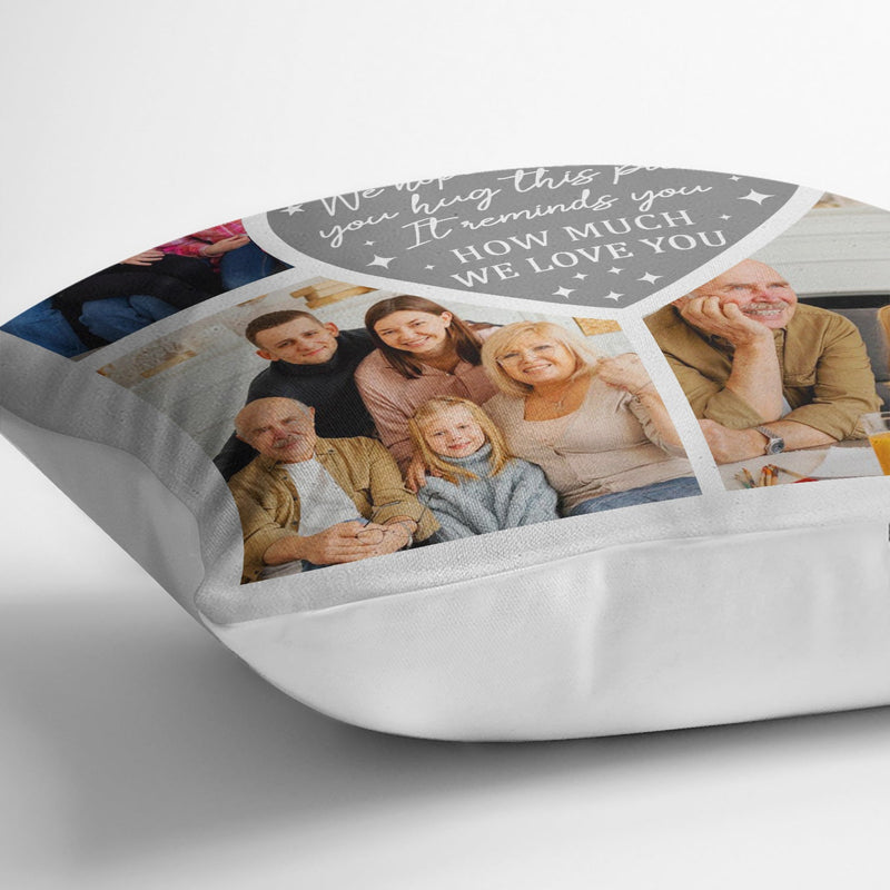 Custom Photo I Love You All The Way To The Moon - Birthday, Loving Gift For Family, Friend, Pet Lover - Personalized Pillow