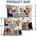 Custom Photo I Love You All The Way To The Moon - Birthday, Loving Gift For Family, Friend, Pet Lover - Personalized Pillow