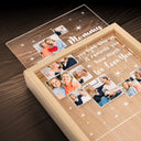 Custom Photo To My Mom We Hope Every Time You Light This Up - Birthday, Loving Gift For Mom, Mother, Grandma, Grandmother - Personalized Picture Frame Light Box