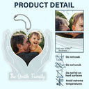Custom Photo Family - Gift For Mom, Dad, Couples, Sibling, Dog Lovers, Cat Lovers - Personalized Acrylic Car Hanger