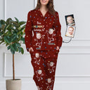 Custom Photo This Nana Belongs To - Birthday, Loving Gift For Mom, Grandma - Personalized Long Pajamas Set