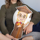 Custom Photo Happy Graduation Kids - Gift For Children, Grandkids - Personalized Custom Shaped Pillow