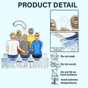 Love Family - Memorial Gift For Family, Friends, Siblings - Personalized Acrylic Car Hanger