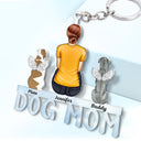 Dog Cat Mom Dad - Gift For Pet Lovers - Personalized Cutout Acrylic Keychain