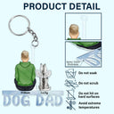 Dog Cat Mom Dad - Gift For Pet Lovers - Personalized Cutout Acrylic Keychain