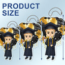 Custom Photo Happy Graduation - Gift For Friends, Children - Personalized Acrylic Car Hanger