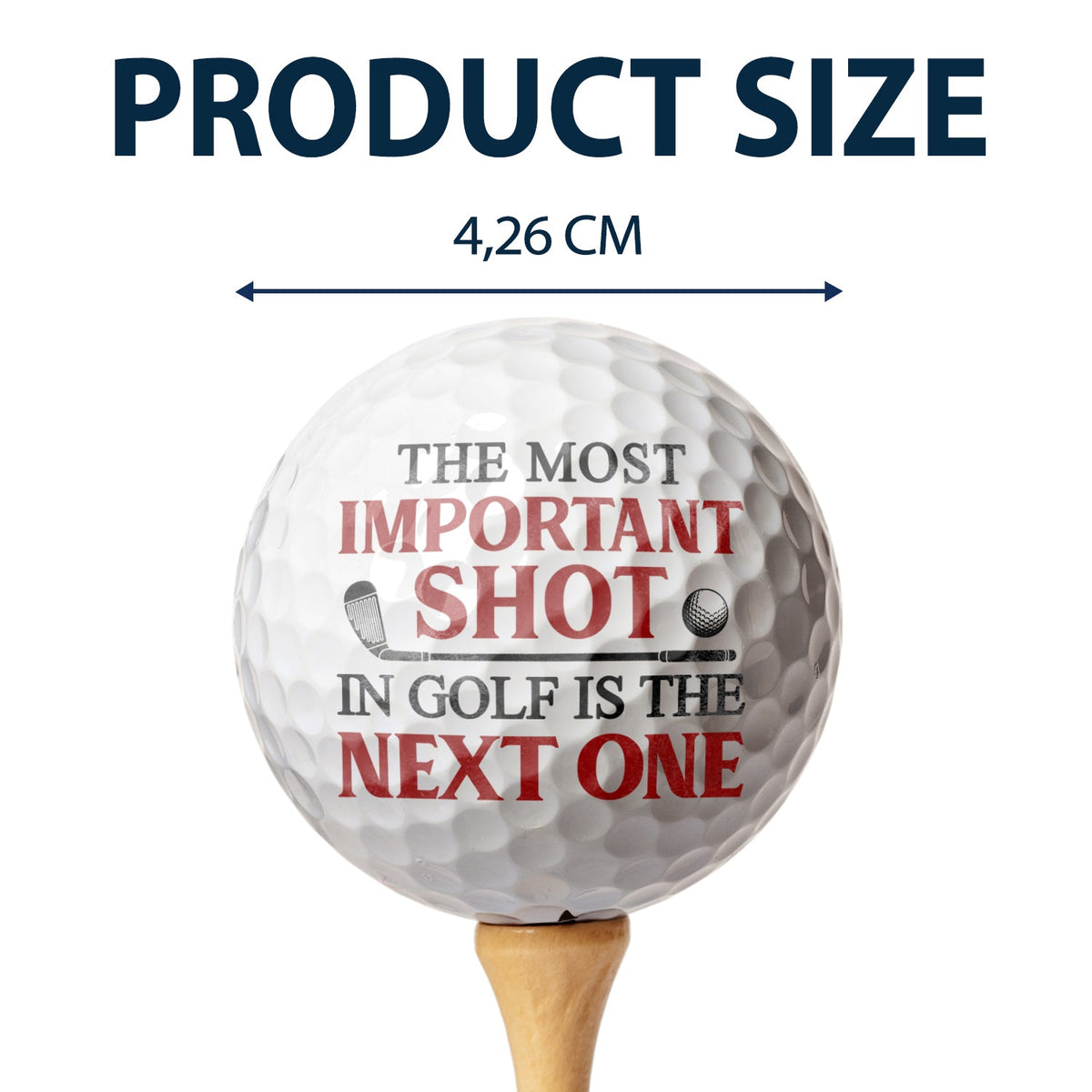 That's What I Do I Play Golf & I Know Things - Gift For Golfer - Personalized Golf Ball