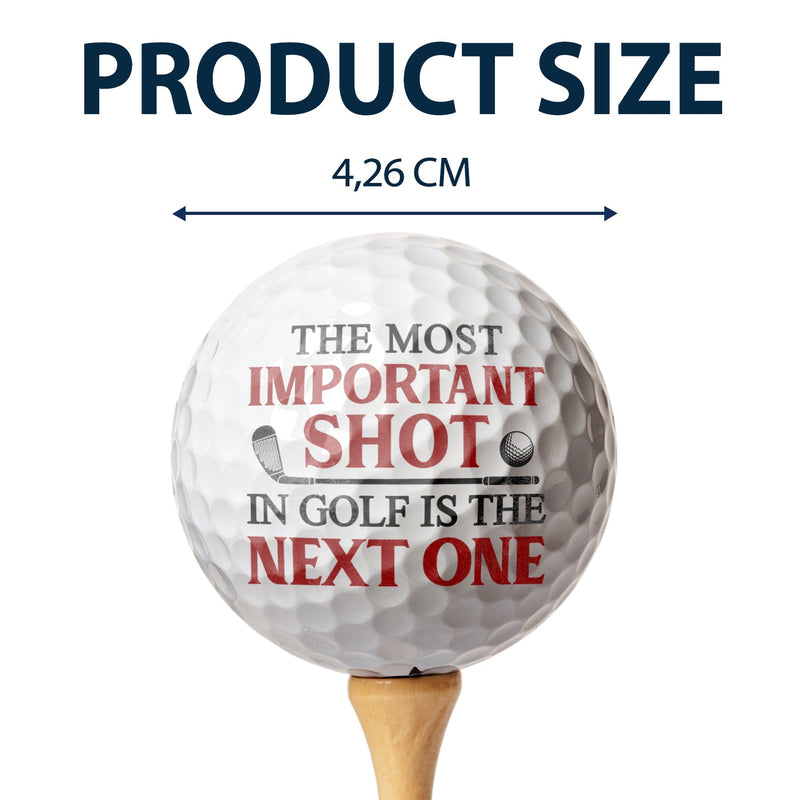 That's What I Do I Play Golf & I Know Things - Gift For Golfer - Personalized Golf Ball