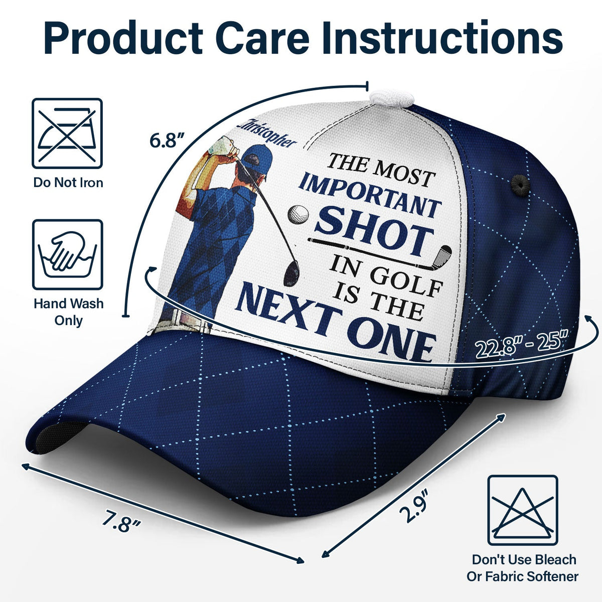 That's What I Do I Play Golf & I Know Things - Gift For Golfer - Personalized Classic Cap