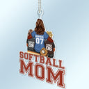 Baseball Softball Mom - Birthday, Loving Gift For Sport Fan, Mom, Mother - Personalized Acrylic Car Hanger
