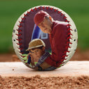 Custom Photo MVP Most Valuable Papa - Gift For Dad, Father, Grandpa, Sport Fans - Personalized Baseball, Softball