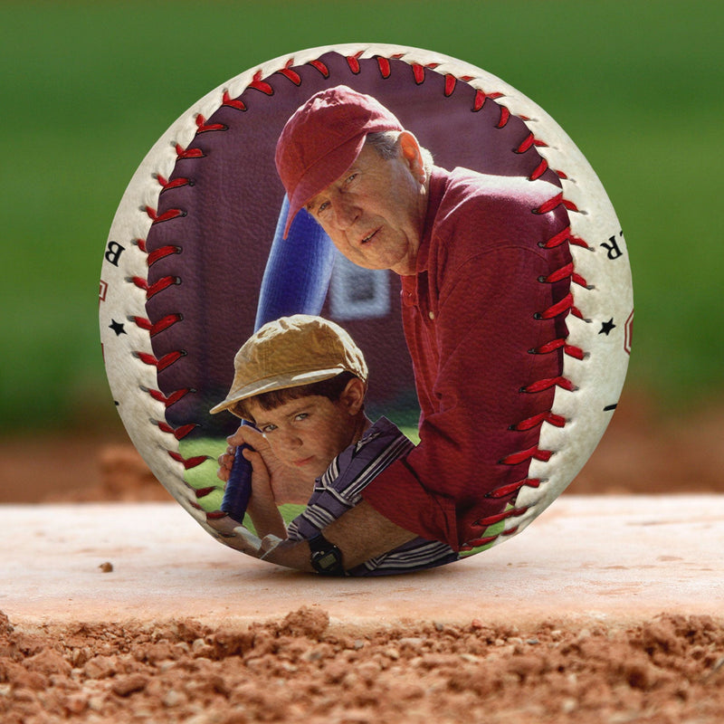 Custom Photo MVP Most Valuable Papa - Gift For Dad, Father, Grandpa, Sport Fans - Personalized Baseball, Softball