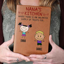 Grandma's Recipe Book Unlimited Supply Of Treats For Grandkids - Personalized Leather Journal