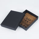 First Dad Now Grandpa Handprints - Personalized Card Wallet