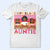Dope Black Auntie Hot Pink Retro - Personalized T Shirt