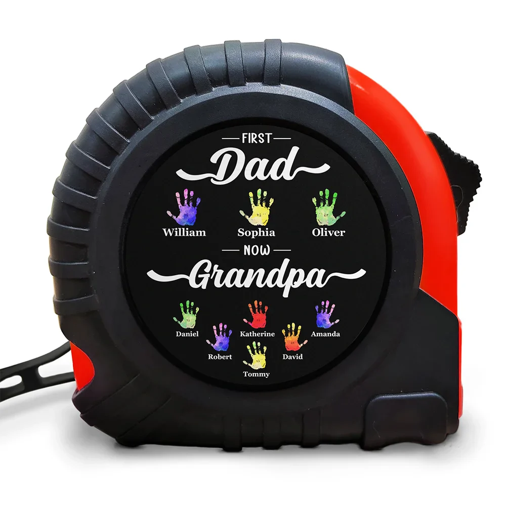 Premier papa, maintenant grand-père - Mètre ruban personnalisé
