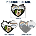 Custom Photo My Favorite Hello And Hardest Goodbye - Personalized Window Hanging Suncatcher Ornament