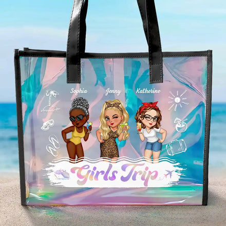 Girls Trip - Personalized Holographic Tote