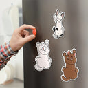 Chat drôle qui gratte - Aimant personnalisé 