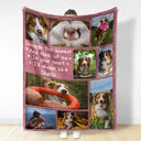 Custom Photo Snuggle This Blanket And Think Of Me Memorial - Personalized Fleece Blanket, Sherpa Blanket